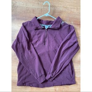 VS PINK Maroon Quarter Zip